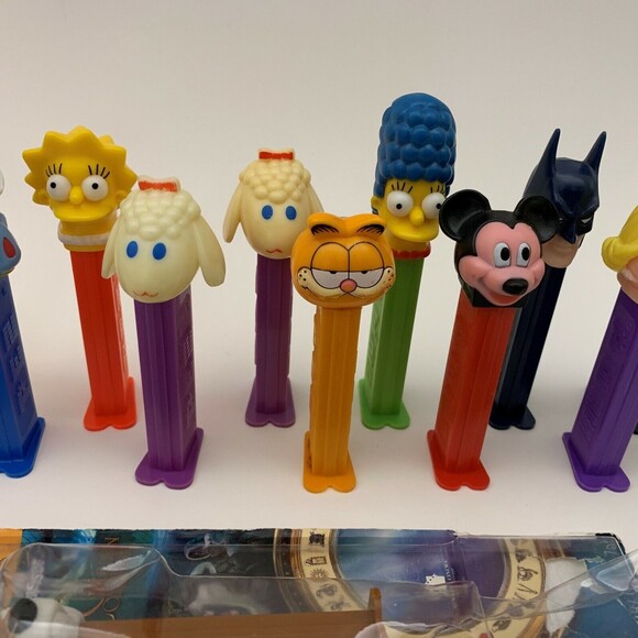 Pez Candy Dispensers Batman Disney Simpsons Smurf Mickey Minions Lot of 15 - Picture 3 of 9